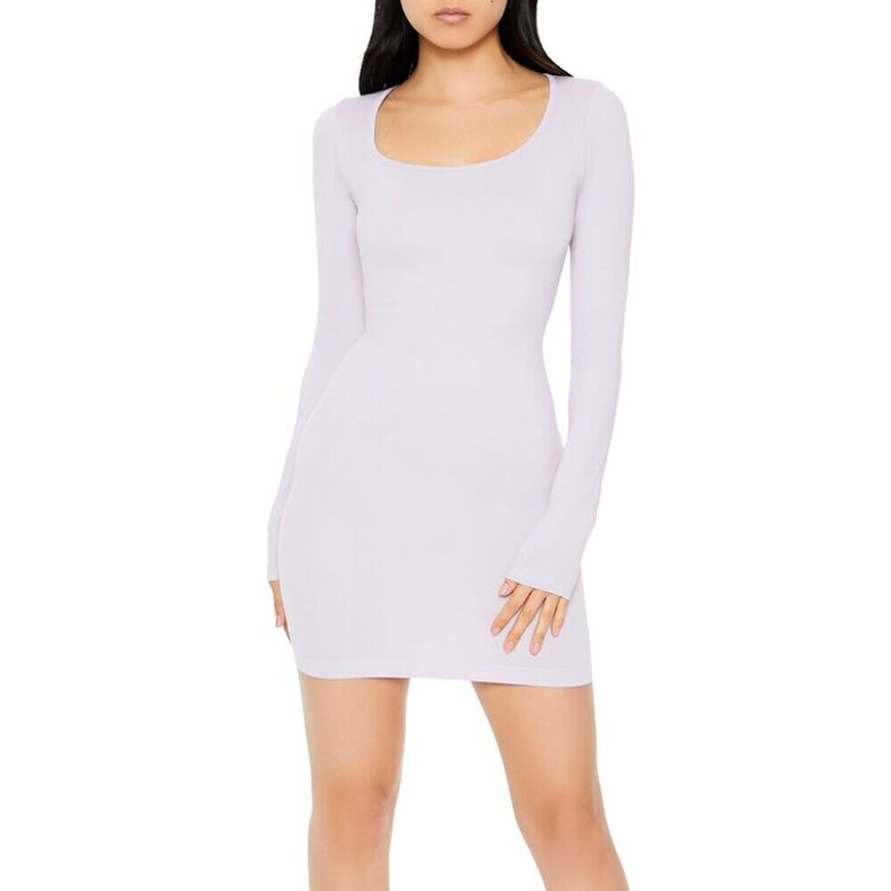 Forever 21 Women's Seamless Scoop-Neck Mini Dress Wisteria (Multiple Sizes)